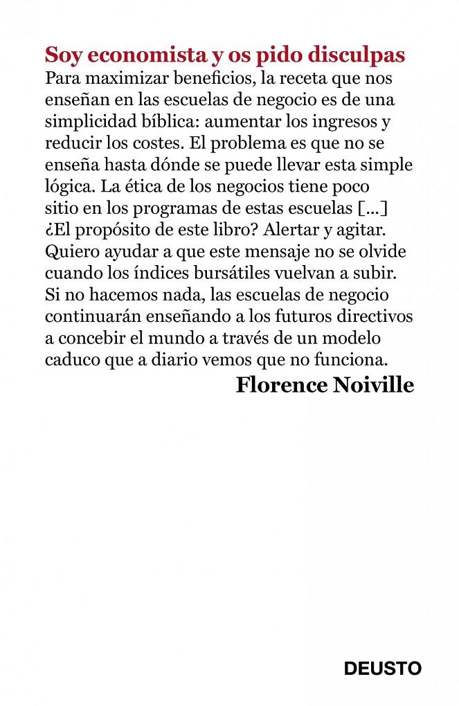 SOY ECONOMISTA Y OS PIDO DISCULPAS | 9788423428434 | NOIVILLE, FLORENCE | Galatea Llibres | Librería online de Reus, Tarragona | Comprar libros en catalán y castellano online