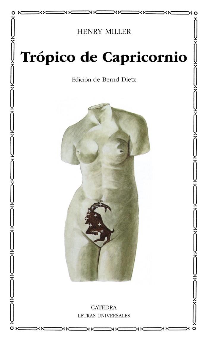 TRÓPICO DE CAPRICORNIO | 9788437607375 | MILLER, HENRY | Galatea Llibres | Librería online de Reus, Tarragona | Comprar libros en catalán y castellano online