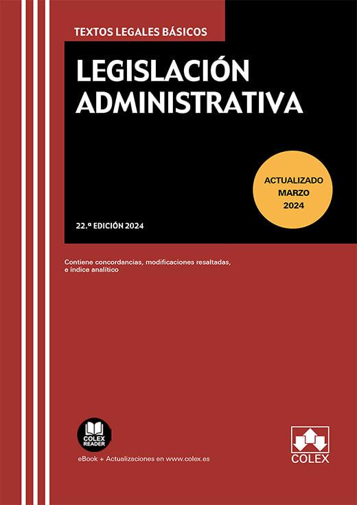 LEGISLACION ADMINISTRATIVA 2024 | 9788411943079 | Galatea Llibres | Librería online de Reus, Tarragona | Comprar libros en catalán y castellano online