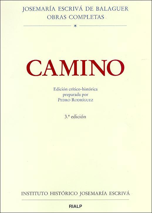 CAMINO. OBRAS COMPLETAS I/1 | 9788432133909 | ESCRIVA DE BALAGUER, JOSE MARIA | Galatea Llibres | Librería online de Reus, Tarragona | Comprar libros en catalán y castellano online