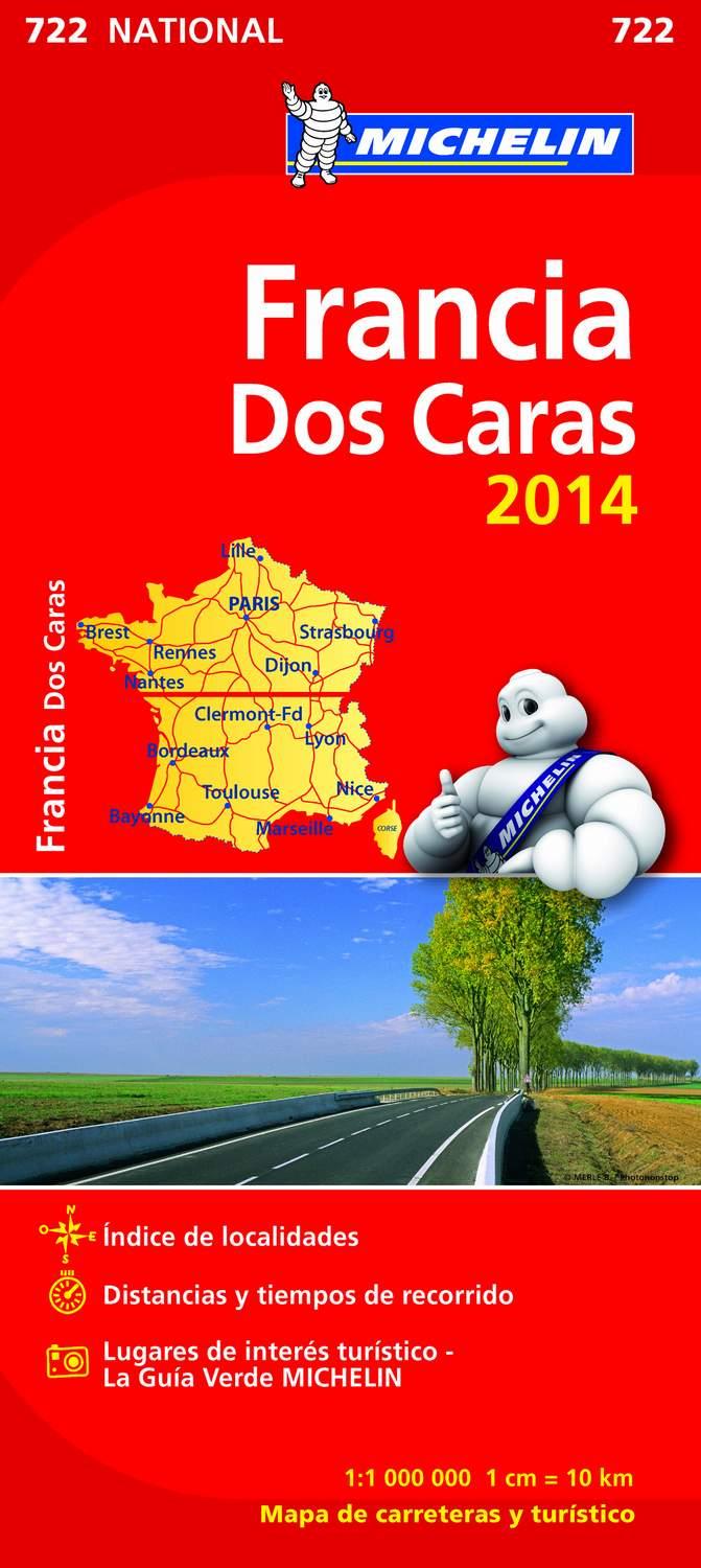 FRANCIA MAPA 1 000 000 MICHELIN DOBLE CARA 2014 | 9782067191259 | VARIOS AUTORES | Galatea Llibres | Librería online de Reus, Tarragona | Comprar libros en catalán y castellano online