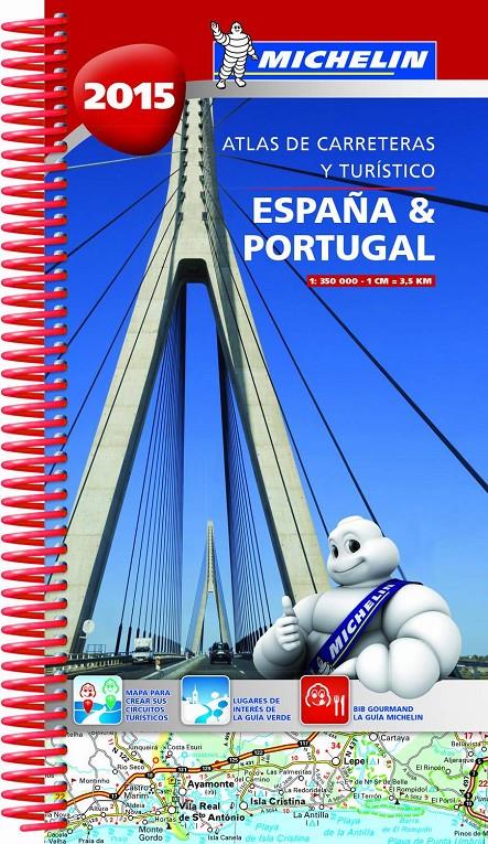 ATLAS DE CARRETERAS Y TURÍSTICO ESPAÑA & PORTUGAL 2015 1:350.000 | 9782067200050 | Galatea Llibres | Llibreria online de Reus, Tarragona | Comprar llibres en català i castellà online