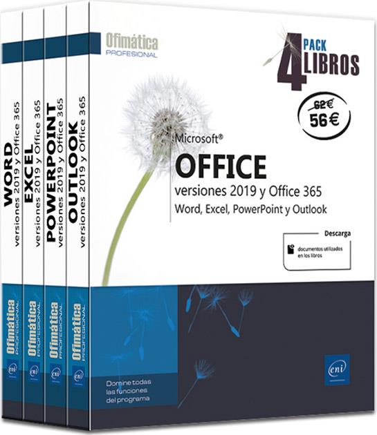MICROSOFT OFFICE 2019 PACK OFIMATICA 4 LIBROS | 9782409024023 | AA.VV | Galatea Llibres | Llibreria online de Reus, Tarragona | Comprar llibres en català i castellà online