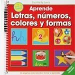 APRENDE LETRAS, NÚMEROS, COLORES Y FORMAS | 9788428535472 | AA.VV. | Galatea Llibres | Llibreria online de Reus, Tarragona | Comprar llibres en català i castellà online