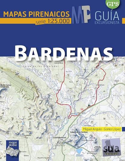 BARDENAS GUIA MAPA 1:25.000 | 9788482166391 | LOPEZ CALLEJA, GORKA | Galatea Llibres | Librería online de Reus, Tarragona | Comprar libros en catalán y castellano online