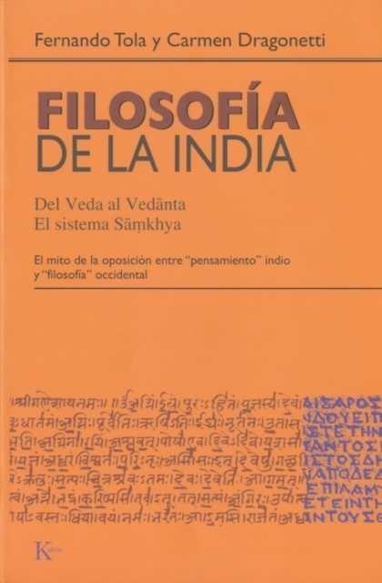 FILOSOFIA DE LA INDIA | 9788472456884 | Galatea Llibres | Librería online de Reus, Tarragona | Comprar libros en catalán y castellano online