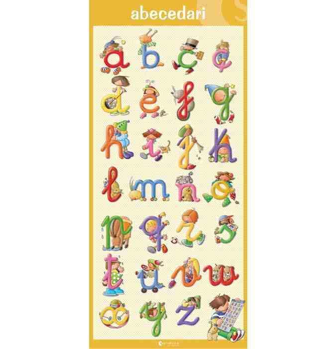 ABECEDARI (2 PÒSTERS) | 9788484127390 | CULLA PERARNAU, RITA | Galatea Llibres | Librería online de Reus, Tarragona | Comprar libros en catalán y castellano online