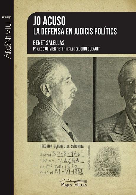 JO ACUSO. LA DEFENSA EN JUDICIS POLITICS | 9788413030432 | SALELLAS, BENET | Galatea Llibres | Librería online de Reus, Tarragona | Comprar libros en catalán y castellano online