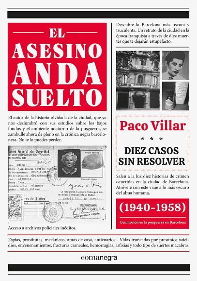 EL ASESINO ANDA SUELTO | 9788418022999 | VILLAR, PACO | Galatea Llibres | Llibreria online de Reus, Tarragona | Comprar llibres en català i castellà online