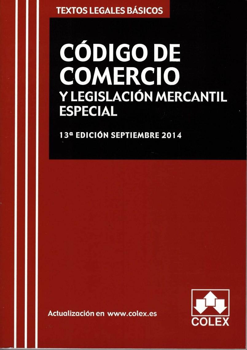 CODIGO DE COMERCIO Y LEGISLACION MERCANTIL ESPECIAL | 9788483424629 | Galatea Llibres | Librería online de Reus, Tarragona | Comprar libros en catalán y castellano online