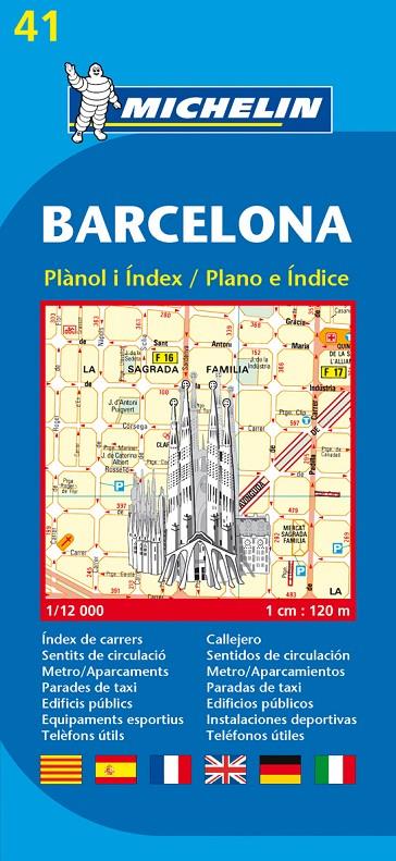 BARCELONA MAPA 1:12 000 MICHELIN | 9782067127678 | MICHELIN | Galatea Llibres | Llibreria online de Reus, Tarragona | Comprar llibres en català i castellà online