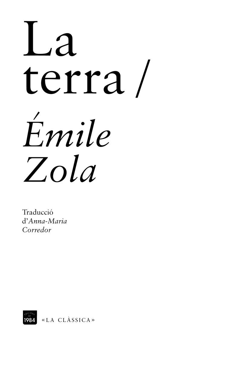 LA TERRA | 9788492440764 | ZOLA, EMILE | Galatea Llibres | Llibreria online de Reus, Tarragona | Comprar llibres en català i castellà online