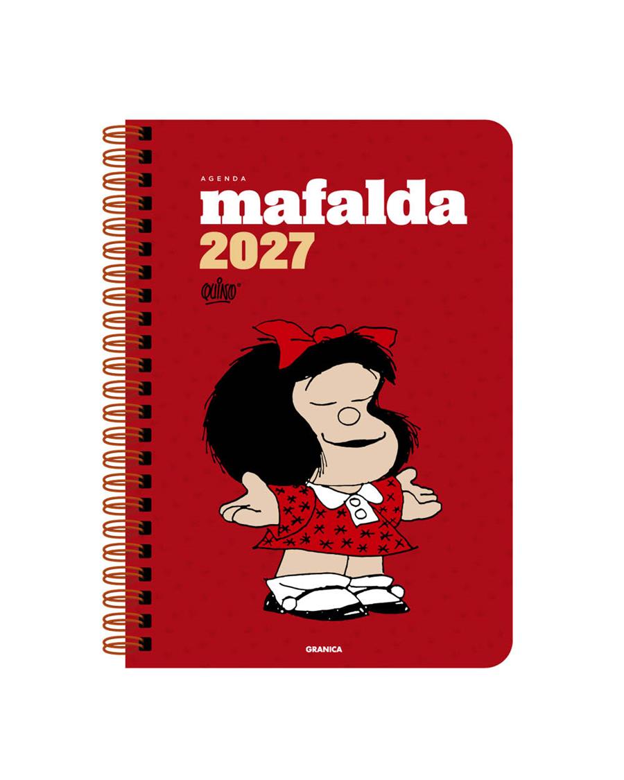 MAFALDA 2027 ANILLADA COLUMNAS ROJO | 9786316693792 | QUINO | Galatea Llibres | Librería online de Reus, Tarragona | Comprar libros en catalán y castellano online