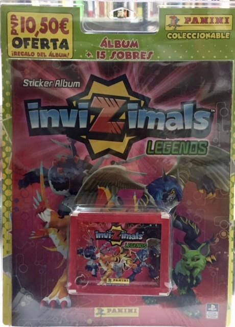 INVIZIMALS LEGENDS ALBUM + CROMO  | 9788427870772 | AA.VV | Galatea Llibres | Librería online de Reus, Tarragona | Comprar libros en catalán y castellano online