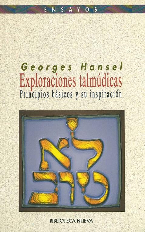EXPLORACIONES TALMUDICAS | 9788470306143 | HANSEL, GEORGES | Galatea Llibres | Llibreria online de Reus, Tarragona | Comprar llibres en català i castellà online