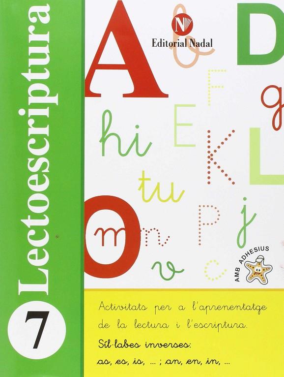 LECTOESCRIPTURA 7 | 9788478876488 | AA.VV. | Galatea Llibres | Librería online de Reus, Tarragona | Comprar libros en catalán y castellano online
