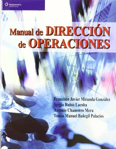 MANUAL DE DIRECCION DE OPERACIONES | 9788497322584 | AA.VV. | Galatea Llibres | Librería online de Reus, Tarragona | Comprar libros en catalán y castellano online