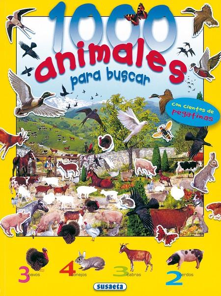1000 ANIMALES PARA BUSCAR | 9788430537945 | SUSAETA, EQUIPO | Galatea Llibres | Llibreria online de Reus, Tarragona | Comprar llibres en català i castellà online