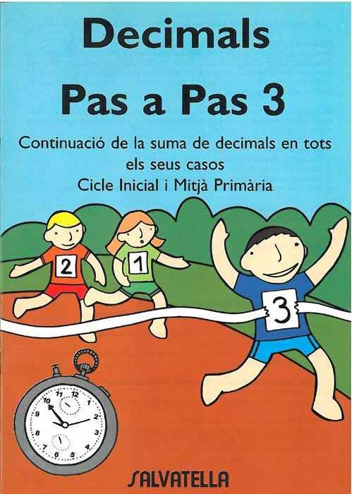 DECIMALS PAS A PAS 3 | 9788484121527 | AAVV | Galatea Llibres | Llibreria online de Reus, Tarragona | Comprar llibres en català i castellà online
