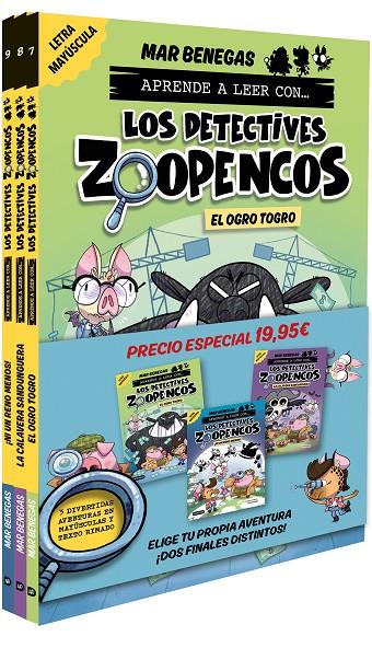PACK APRENDE A LEER CON... ¡LOS DETECTIVES ZOOPENCOS! 7, 8 Y 9: EN LETRA MAYÚSCU | 9788408310808 | BENEGAS, MAR | Galatea Llibres | Llibreria online de Reus, Tarragona | Comprar llibres en català i castellà online