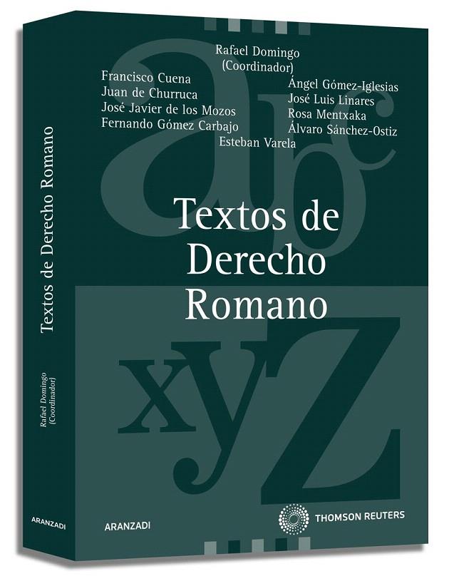 TEXTOS DE DERECHO ROMANO ED 2002 | 9788470169113 | DOMINGO, RAFAEL (COORD) | Galatea Llibres | Llibreria online de Reus, Tarragona | Comprar llibres en català i castellà online