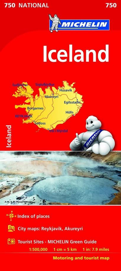 MAPA ISLANDIA 1:500.000 | 9782067211872 | Galatea Llibres | Librería online de Reus, Tarragona | Comprar libros en catalán y castellano online