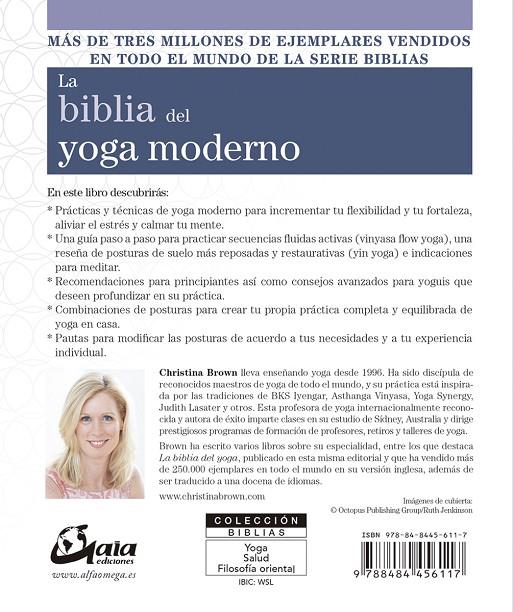LA BIBLIA DEL YOGA MODERNO | 9788484456117 | BROWN, CHRISTINA | Galatea Llibres | Librería online de Reus, Tarragona | Comprar libros en catalán y castellano online
