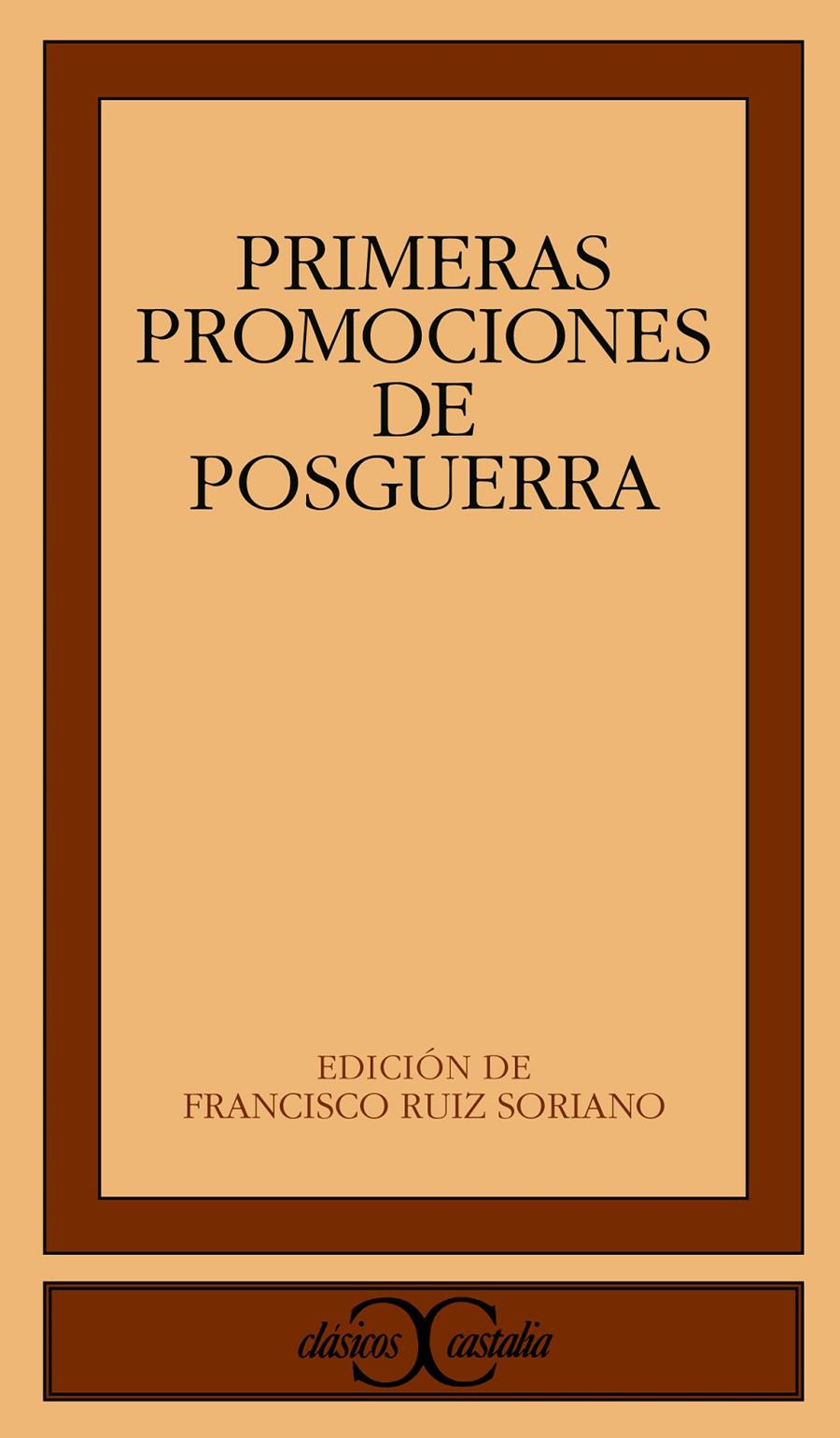PRIMERAS PROMOCIONES DE LA POSGUERRA,ANTOLOGIA POETICA | 9788470397691 | FIGUEROA, ÁNGELA/CONDE, CARMEN/VARIOS AUTORES | Galatea Llibres | Llibreria online de Reus, Tarragona | Comprar llibres en català i castellà online