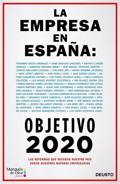 LA EMPRESA EN ESPAÑA: OBJETIVO 2020 | 9788423426508 | AAVV | Galatea Llibres | Librería online de Reus, Tarragona | Comprar libros en catalán y castellano online