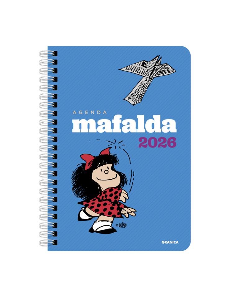 MAFALDA 2026 AGENDA ANILLADA COLUMNAS AZUL | 9786316693112 | QUINO | Galatea Llibres | Llibreria online de Reus, Tarragona | Comprar llibres en català i castellà online