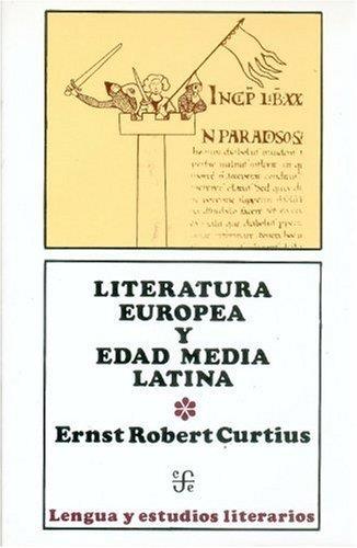 LITERATURA EUROPEA Y EDAD MEDIA LATINA, I | 9789681655808 | CURTIUS, ERNST ROBERT | Galatea Llibres | Llibreria online de Reus, Tarragona | Comprar llibres en català i castellà online