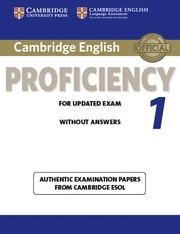 CAMBRIDGE ENGLISH PROFICIENCY 1 FOR UPDATED EXAM STUDENT'S BOOK WITHOUT ANSWERS | 9781107609532 | CAMBRIDGE ESOL | Galatea Llibres | Librería online de Reus, Tarragona | Comprar libros en catalán y castellano online