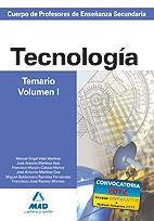 TECNOLOGIA TEMARIO VOL. I CUERPO DE PROFESORES SECUNDARIA | 9788466583244 | GARCIA LUCAS, ISABEL/VILLAR MARTINEZ, MANUEL A./MARTINEZ DE ASIS, JOSE A./REALES GARCIA, JUANA/MARTI | Galatea Llibres | Llibreria online de Reus, Tarragona | Comprar llibres en català i castellà online
