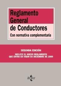 REGLAMENTO GENERAL DE CONDUCTORES | 9788430950119 | AA.VV. | Galatea Llibres | Llibreria online de Reus, Tarragona | Comprar llibres en català i castellà online