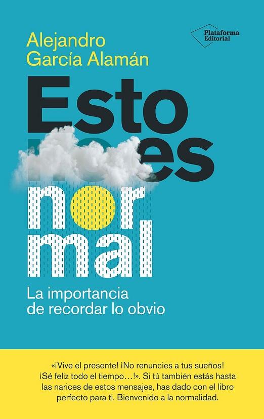 ESTO ES NORMAL | 9788410243996 | GARCÍA ALAMÁN, ALEJANDRO | Galatea Llibres | Llibreria online de Reus, Tarragona | Comprar llibres en català i castellà online