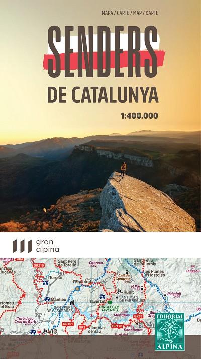 SENDERS DE CATALUNYA 1:400.000 | 9788470111938 | Galatea Llibres | Llibreria online de Reus, Tarragona | Comprar llibres en català i castellà online