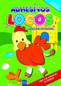ADHESIVOS LOCOS. ANIMALES DE GRANJA | 9788408089933 | YOYO | Galatea Llibres | Llibreria online de Reus, Tarragona | Comprar llibres en català i castellà online