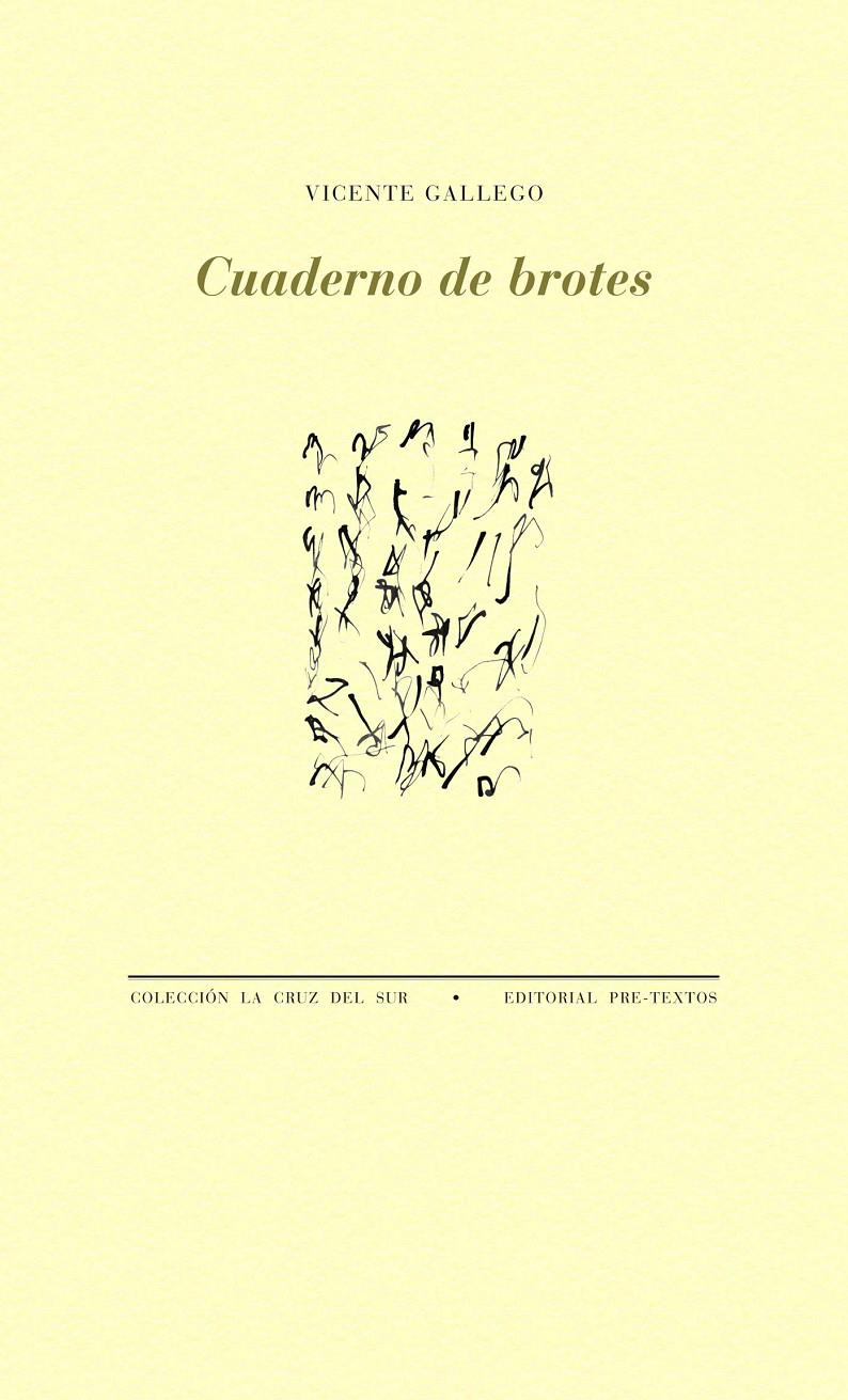 CUADERNO DE BROTES | 9788415894391 | GALLEGO BARREDO, VICENTE | Galatea Llibres | Llibreria online de Reus, Tarragona | Comprar llibres en català i castellà online