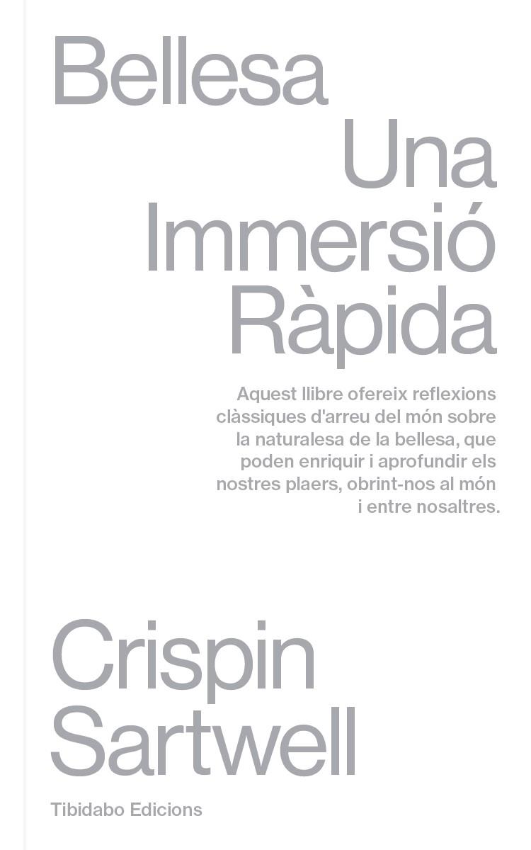 BELLESA | 9788410013018 | SARTWELL, CRISPIN | Galatea Llibres | Librería online de Reus, Tarragona | Comprar libros en catalán y castellano online