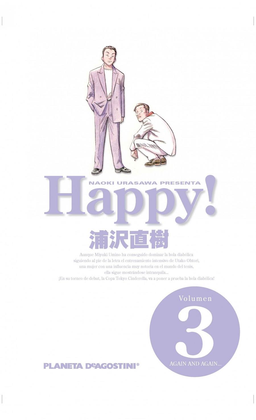 HAPPY! 3 | 9788415921035 | URASAWA, NAOKI | Galatea Llibres | Librería online de Reus, Tarragona | Comprar libros en catalán y castellano online
