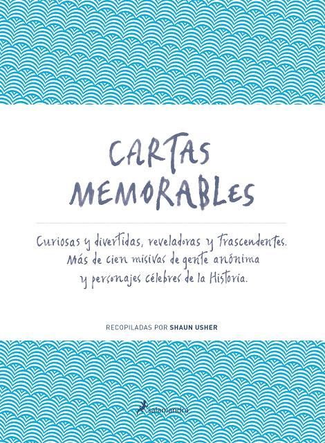 CARTAS MEMORABLES | 9788498385991 | USHER, SHAUN | Galatea Llibres | Librería online de Reus, Tarragona | Comprar libros en catalán y castellano online