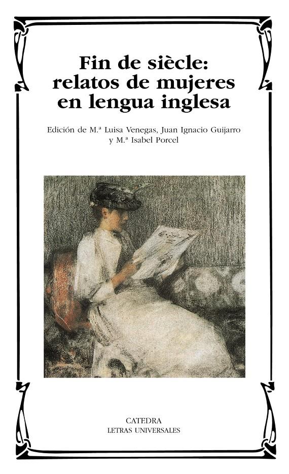 FIN DE SIECLE: RELATOS DE MUJERES EN LENGUA INGLESA | 9788437625164 | VV.AA | Galatea Llibres | Llibreria online de Reus, Tarragona | Comprar llibres en català i castellà online