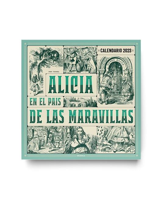 CALENDARIO 2023 ALICIA EN EL PAIS DE LAS MARAVILLAS | 9789878935317 | CARROLL, LEWIS | Galatea Llibres | Librería online de Reus, Tarragona | Comprar libros en catalán y castellano online