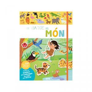 EL MEU PRIMER LLIBRE D'ADHESIUS, DE VIATGE PEL MÓN | 9782733870907 | Galatea Llibres | Librería online de Reus, Tarragona | Comprar libros en catalán y castellano online