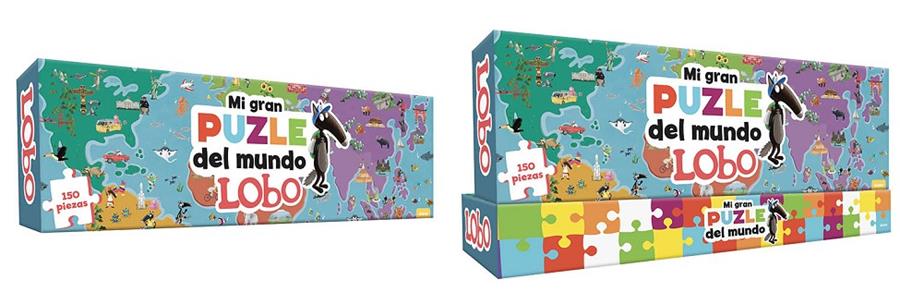 MI GRAN PUZLE DEL MUNDO DE LOBO | 9791039584227 | LALLEMAND, ORIANNE/THUILLIER, ÉLÉONORE | Galatea Llibres | Librería online de Reus, Tarragona | Comprar libros en catalán y castellano online
