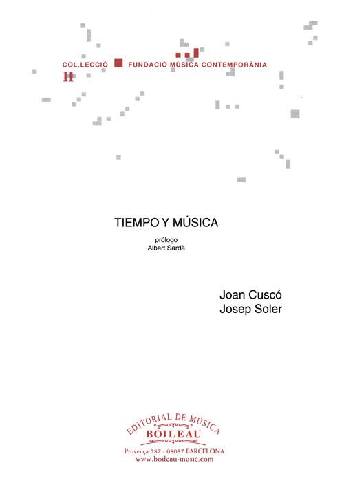 TIEMPO Y MUSICA | 9788480206310 | CUSCO, JOAN | Galatea Llibres | Librería online de Reus, Tarragona | Comprar libros en catalán y castellano online