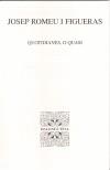 QUOTIDIANES, O QUASI | 9788427351103 | ROMEU FIGUERAS, JOSEP | Galatea Llibres | Llibreria online de Reus, Tarragona | Comprar llibres en català i castellà online