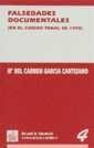 FALSEDADES DOCUMENTALES(EN EL CODIGO PENAL DE 1995 | 9788480024730 | GARCIA CANTIZANO, MªDEL CARMEN | Galatea Llibres | Librería online de Reus, Tarragona | Comprar libros en catalán y castellano online