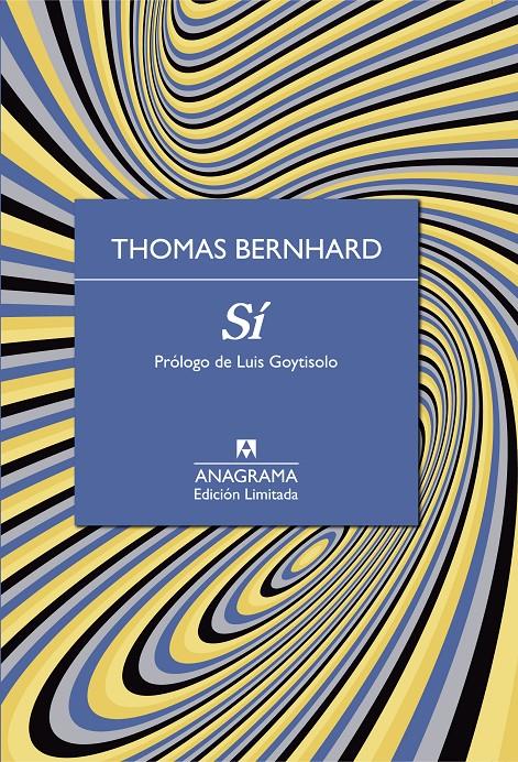 SÍ | 9788433928443 | BERNHARD, THOMAS | Galatea Llibres | Llibreria online de Reus, Tarragona | Comprar llibres en català i castellà online