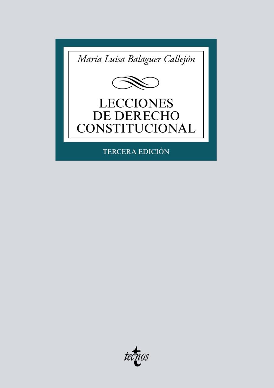 LECCIONES DE DERECHO CONSTITUCIONAL | 9788430982240 | BALAGUER CALLEJÓN, MARÍA LUISA | Galatea Llibres | Librería online de Reus, Tarragona | Comprar libros en catalán y castellano online